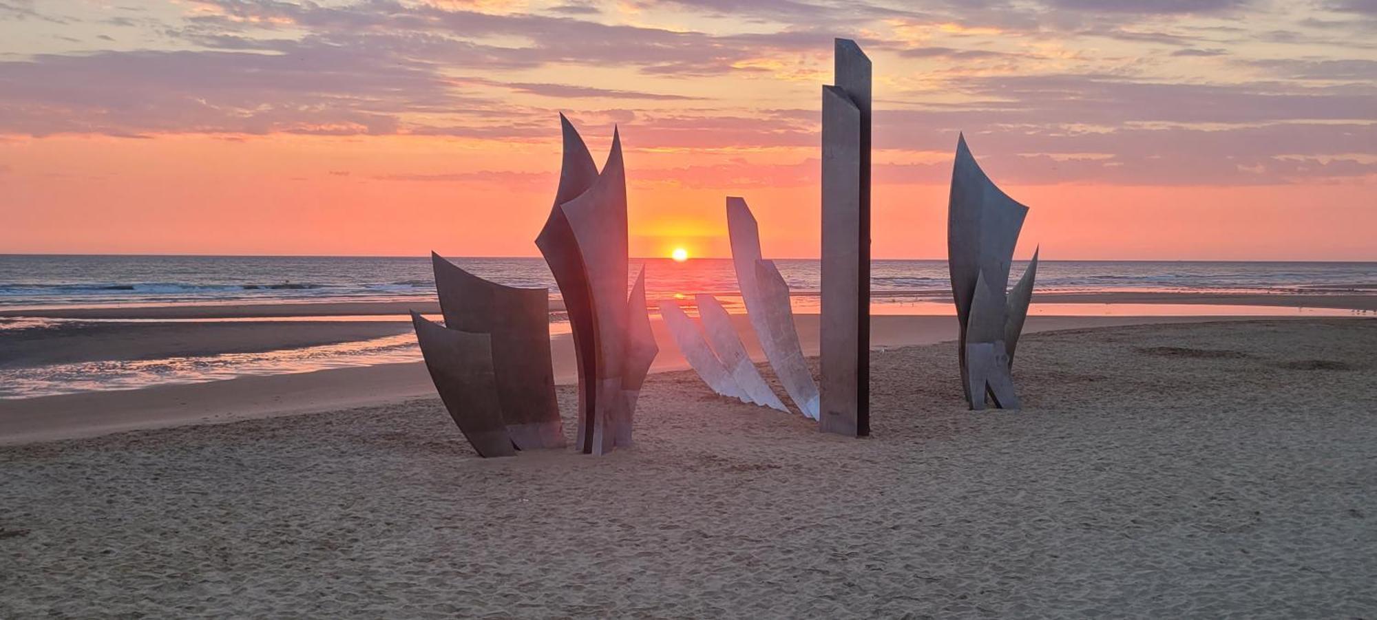 Omaha Beach Vue Les Braves Saint-Laurent-sur-Mer Exterior foto